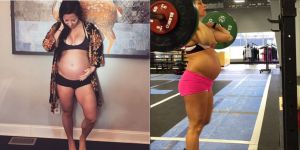 This CrossFit momma is looking pretty fabulous!